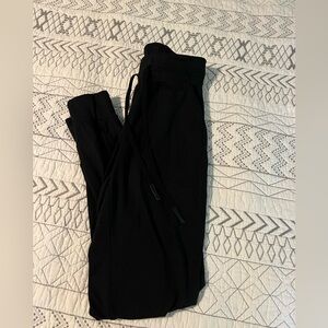 Women’s black athletic joggers